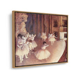 Rehearsal Of A Ballet On Stage - FLOATING FRAME