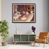 Rehearsal Of A Ballet On Stage - WALL MOUNT FRAME