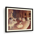 Rehearsal Of A Ballet On Stage - WALL MOUNT FRAME