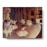 Rehearsal Of A Ballet On Stage - Wall Canvas
