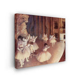Rehearsal Of A Ballet On Stage - Wall Canvas