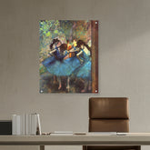 Artist1 - Art - Blue Ballerinas - Acrylic Wall Photo