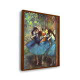 Blue Ballerinas - Framed Canvas