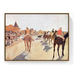 The Parade: Racehorses - FLOATING FRAME