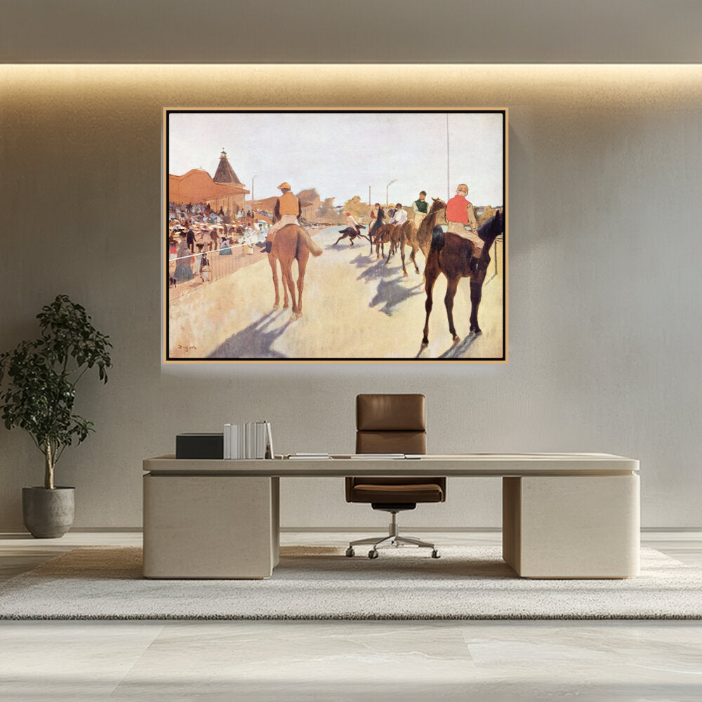Artist1 - Art - The Parade: Racehorses - FLOATING FRAME