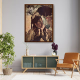 In The Tuileries - Framed Canvas