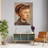 Portrait Of A Young Woman - Acrylic Wall Photo
