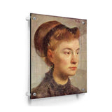 Portrait Of A Young Woman - Acrylic Wall Photo