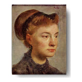 Portrait Of A Young Woman - Wall Canvas