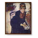 Portrait Of Mary Cassatt - Framed Canvas