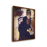 Portrait Of Mary Cassatt - Framed Canvas