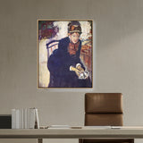 Artist1 - Art - Portrait Of Mary Cassatt - FLOATING FRAME