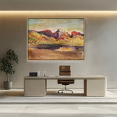 Artist1 - Art - Lake And Mountains - FLOATING FRAME