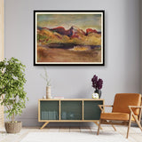 Lake And Mountains - WALL MOUNT FRAME