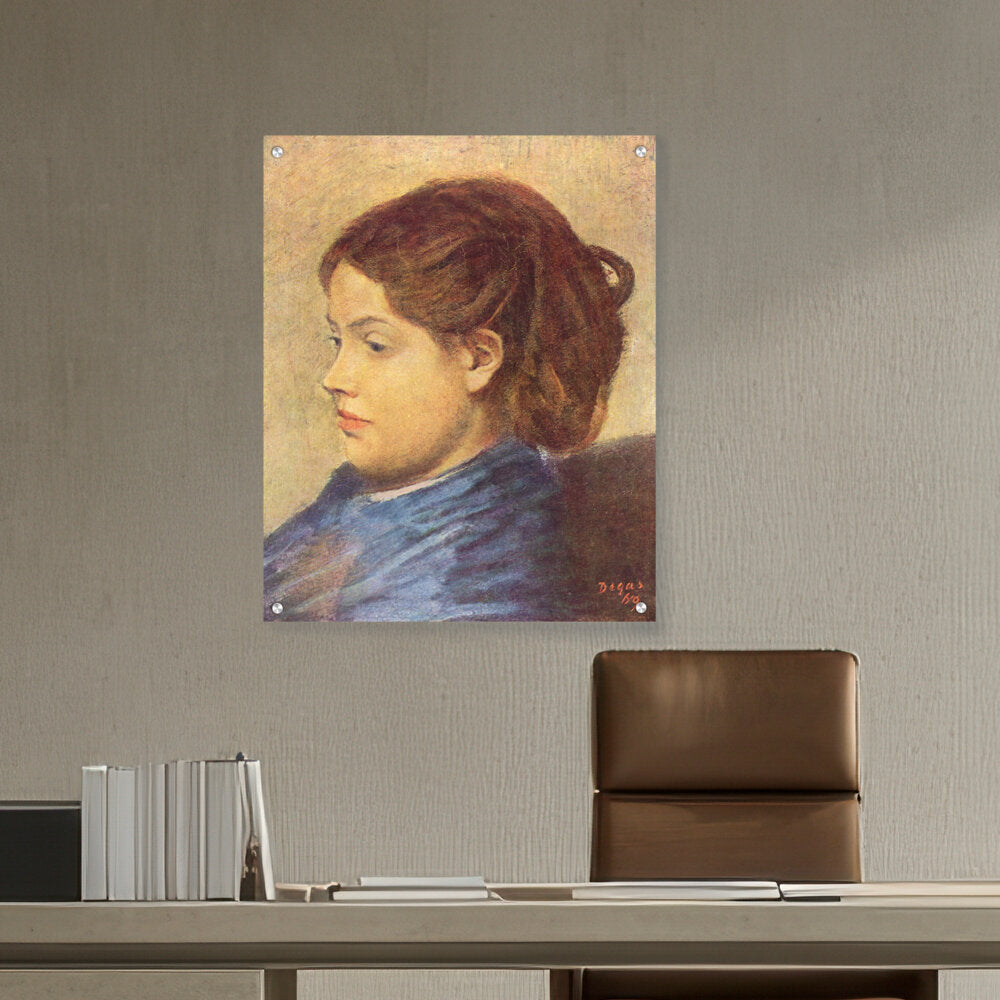 Artist1 - Art - Portrait Of Mademoiselle Dobig - Acrylic Wall Photo