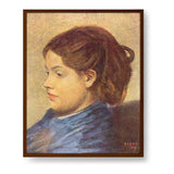 Portrait Of Mademoiselle Dobig - Framed Canvas
