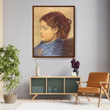 Portrait Of Mademoiselle Dobig - Framed Canvas