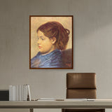 Artist1 - Art - Portrait Of Mademoiselle Dobig - Framed Canvas