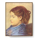 Portrait Of Mademoiselle Dobig - FLOATING FRAME
