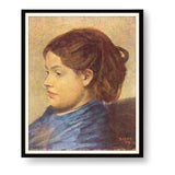Portrait Of Mademoiselle Dobig - WALL MOUNT FRAME
