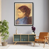 Portrait Of Mademoiselle Dobig - WALL MOUNT FRAME