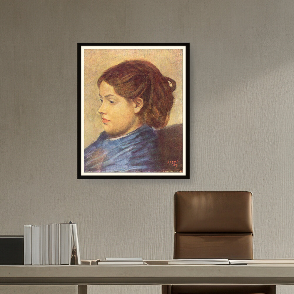 Artist1 - Art - Portrait Of Mademoiselle Dobig - WALL MOUNT FRAME