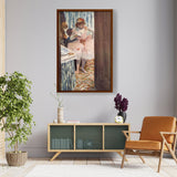 Dancer In Her Box - Framed Canvas