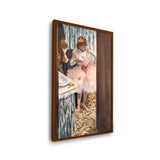 Dancer In Her Box - Framed Canvas