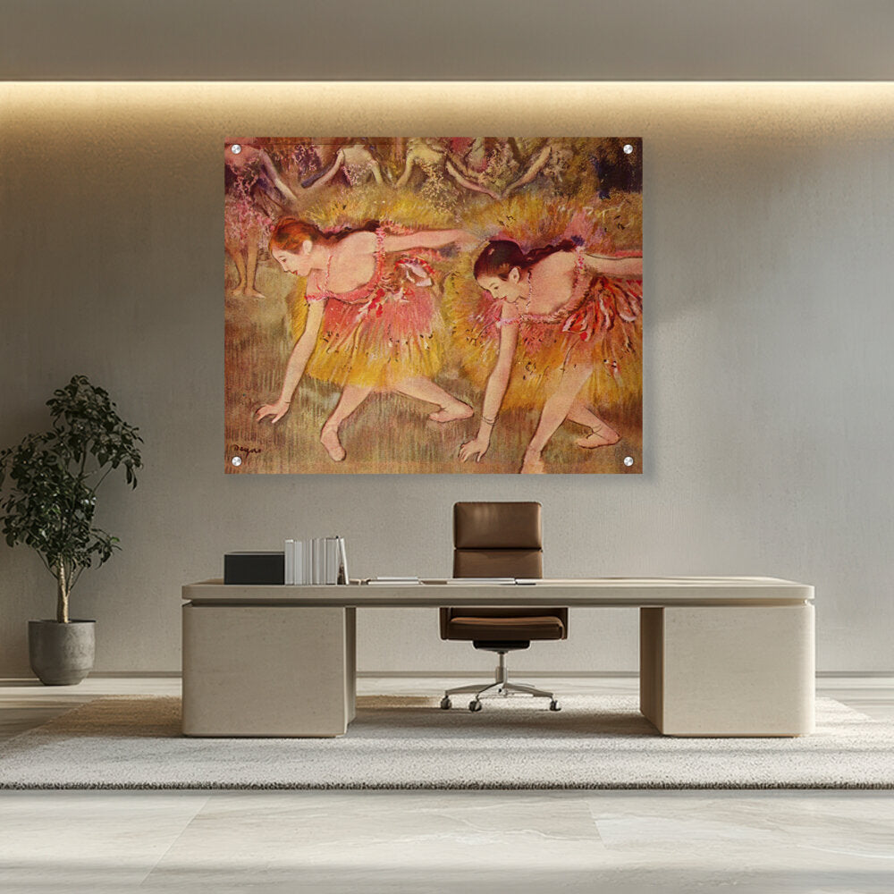 Artist1 - Art - Bowing Dancers - Acrylic Wall Photo