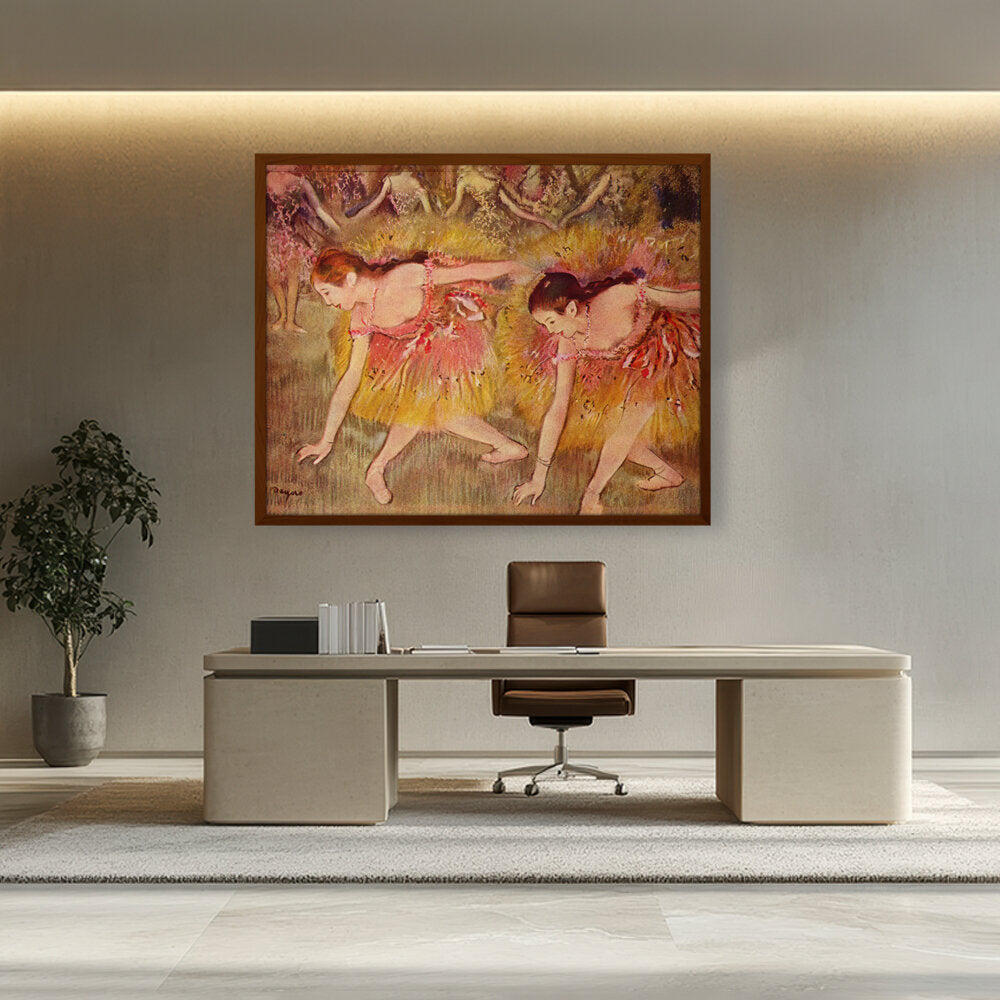 Artist1 - Art - Bowing Dancers - Framed Canvas