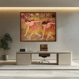 Artist1 - Art - Bowing Dancers - Framed Canvas