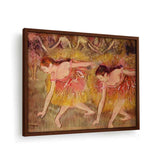 Bowing Dancers - Framed Canvas