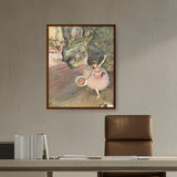 Artist1 - Art - Dancer With A Bouquet - Framed Canvas