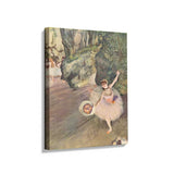 Dancer With A Bouquet - Wall Canvas
