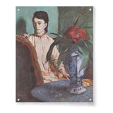 Woman With The Oriental Vase - Acrylic Wall Photo