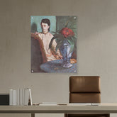 Artist1 - Art - Woman With The Oriental Vase - Acrylic Wall Photo