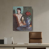 Artist1 - Art - Woman With The Oriental Vase - Wall Canvas