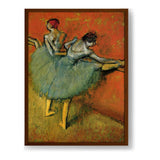Dancers At The Barre - Framed Canvas