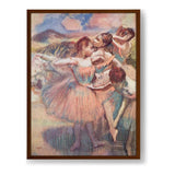 Four Dancers On Stage - Framed Canvas