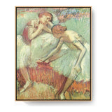 Dancers In Green - FLOATING FRAME