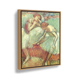 Dancers In Green - FLOATING FRAME