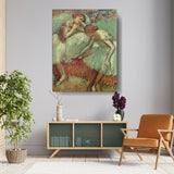 Dancers In Green - Wall Canvas