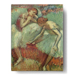 Dancers In Green - Wall Canvas