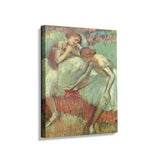 Dancers In Green - Wall Canvas