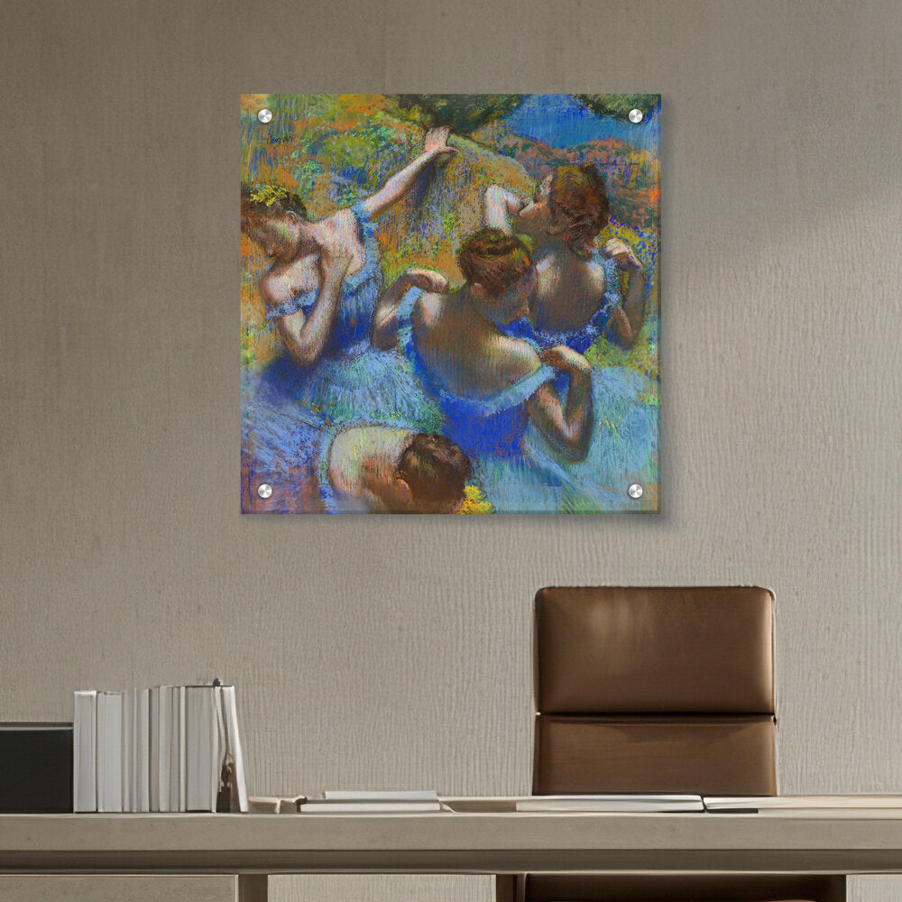Artist1 - Art - Blue Dancers - Acrylic Wall Photo