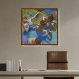 Artist1 - Art - Blue Dancers - Framed Canvas