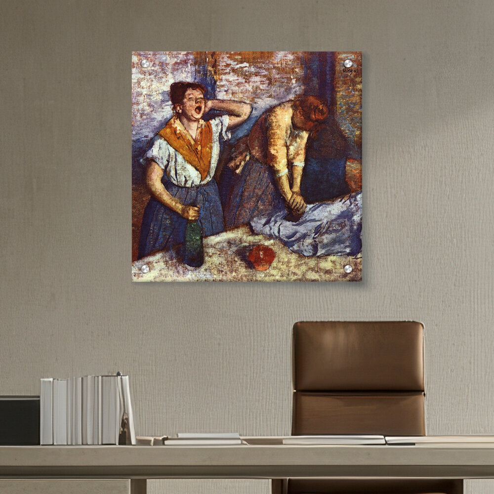 Artist1 - Art - Woman Ironing - Acrylic Wall Photo