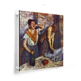 Woman Ironing - Acrylic Wall Photo