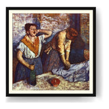 Woman Ironing - WALL MOUNT FRAME