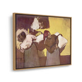 Laundress Carrying Linen - FLOATING FRAME
